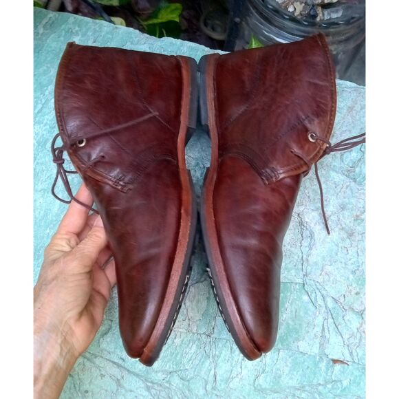 Timberland Men’s Brown Chukka Boots Leather Ankle-High Size 10 EUC - Picture 3 of 9